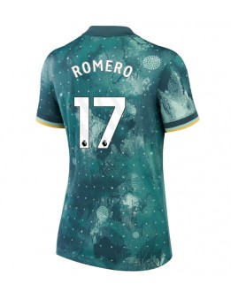 Tottenham Hotspur Cristian Romero #17 Ausweichtrikot für Frauen 2024-25 Kurzarm